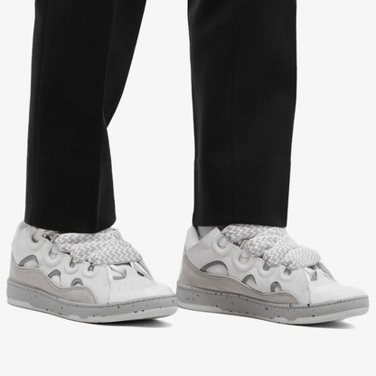 LANVIN CURB SNEAKER GREY/WHITE